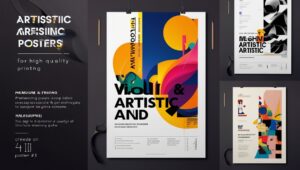 In poster nghệ thuật khổ lớn quảng bá chiến dịch truyền thông