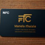 NFC Card với chip tích hợp để truyền tải dữ liệu không tiếp xúc và tương tác kỹ thuật số ngay lập tức."