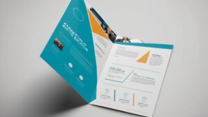 Tờ rơi gấp 2 khổ A4 gấp đôi, nội dung rõ ràng