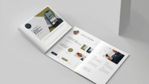 Tờ rơi gấp 2 quảng cáo chương trình khuyến mãi