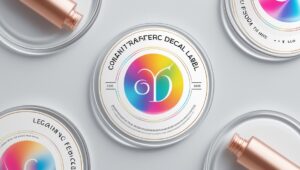 Tem decal trong suốt in UV, độ bền cao, chống trầy xước, không bị phai màu.