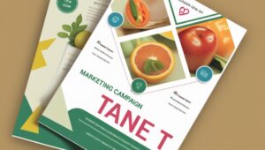 Tờ rơi quảng cáo in trên giấy C350, độ dày cao, mang lại cảm giác sang trọng và bền bỉ.